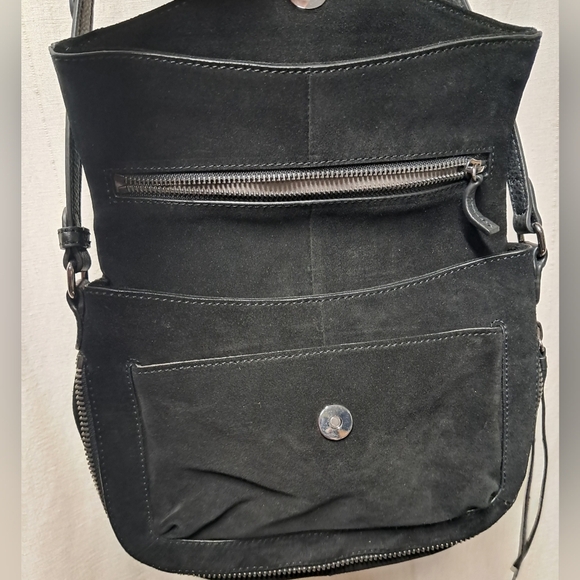 Vince Camuto Leather Moto Crossbody Bag - Picture 5 of 10